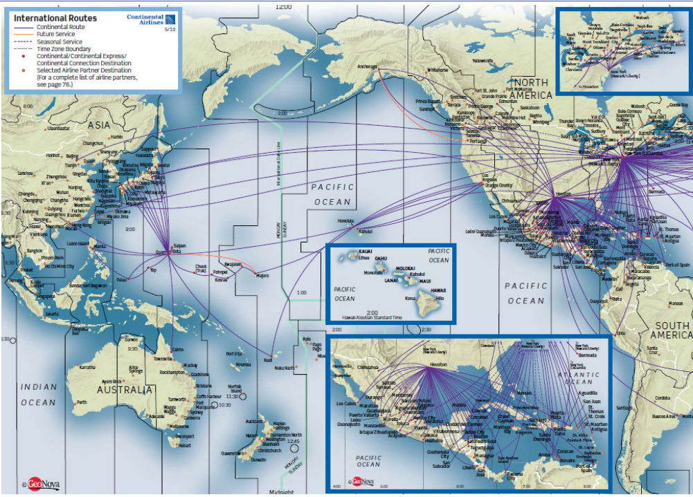 Map of the micro islands